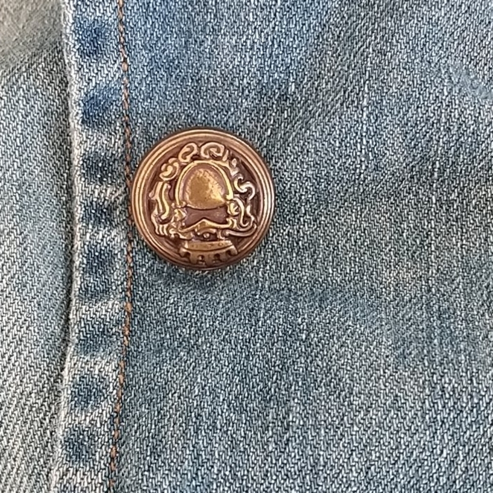 ADL by Adilisk distressed Jean With Embellishments Sz S - Picture 11 of 14